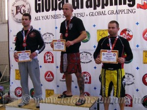 A NoGi Grappling Felnőtt Férfi 95 kg dobogója