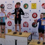 A NoGi Grappling Manó Fiú 30 kg kategória dobogója