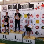 A NoGi Grappling Junior Fiú 65 kg dobogója