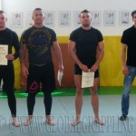 A NoGi Férfi Felnőtt kategória résztvevői Lakatos Sándorral