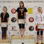 A NoGi Ifjúsági 2 Leány 55 kg dobogója