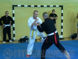 Combat Grappling küzdelem a XVIII. Gyakorló Versenyen