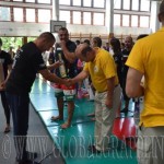 Vancsik Nándor ajándékot adott át a csapatvezetőknek és a bíróknak