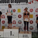 A NoGi Grappling Ifjúsági 2 Leány 60 kg. kategória dobogója