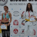 A Gi Ifjúsági2 Leány 55 kg. kategória dobogója