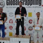 A Gi Kezdő Felnőtt 80 kg. kategória dobogója