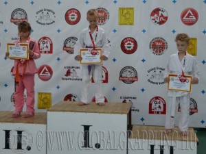 A Gi Manó Fiú 24 kg. kategória dobogója