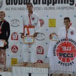 A Gi Ifjúsági2 Fiú 55 kg. kategória dobogója