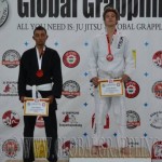 A Gi Kezdő Felnőtt 65 kg. kategória dobogója