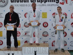 A Gi Felnőtt Férfi 75 kg. kategória dobogója