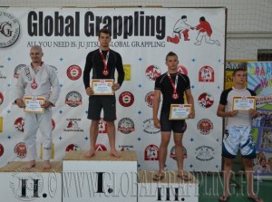 A Gi Junior Fiú 75 kg. kategória dobogója