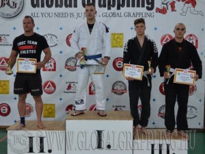A Gi Open -80 kg. kategória dobogója