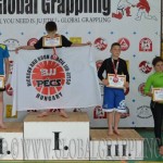 A NoGi Ifjúsági1 Fiú 50 kg. kategória dobogója