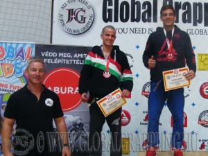 A Gi Grappling Haladó Férfi 70 kg kategória dobogója