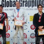 A Gi Grappling Haladó Férfi 85 kg kategória dobogója