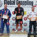 A Gi Grappling Kezdő Férfi 95 kg kategória dobogója