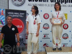 A Gi Grappling Junior Leány 65 kg kategória dobogója