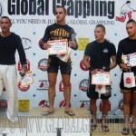 A Kesztyűs Open -80 kg kategória dobogója