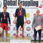 A NoGi Grappling Haladó Férfi 70 kg kategória dobogója