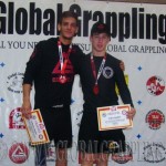 A NoGi Grappling Haladó Férfi 75 kg kategória dobogója