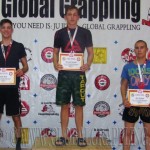 A NoGi Grappling Junior Fiú 70 kg kategória dobogója