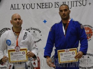 A Gi Grappling Master Férfi 80 kg kategória dobogója