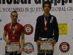 A Gi Grappling Junior Fiú 65 kg kategória dobogója
