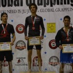 A Gi Grappling Felnőtt Férfi 70 kg kategória dobogója
