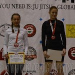 A NoGi Grappling Junior Leány 60 kg kategória dobogója