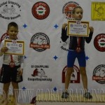 A NoGi Grappling Manó Fiú 24 kg kategória dobogója