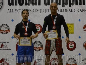 A NoGi Grappling Felnőtt Férfi 90 kg kategória dobogója