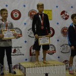 A NoGi Grappling Ifjúsági 1 Fiú 40 kg kategória dobogója