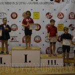 A Gi Grappling Gyermek 1 Fiú 32 kg kategória dobogója