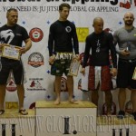 A NoGi Férfi Open 80+ kg kategória dobogója