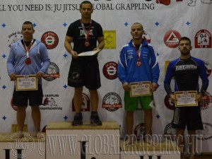 A NoGi Férfi Open -80 kg kategória dobogója