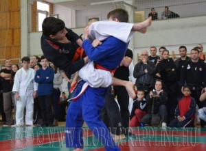 Egy látványos momentum a versenyen
