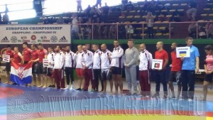 Versenyzőink a megnyitó ünnepségen