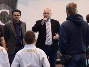 Darabos Gábor alpolgármester úr és Sípos Dániel a 3K Egyesület vezetője házigazda