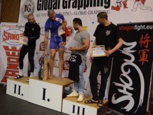A NoGi Open 80+ kg kategória dobogója