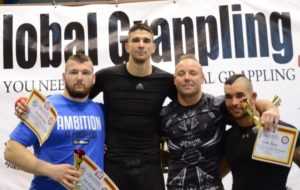A NoGi Open 80+ kg dobogója