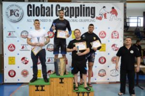 A Gi Open 80+ kg dobogója