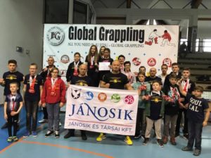 A Miskolci Ju Jitsu Egyesület csapata a versenyen