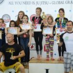 A NoGi Gyermek Leány Csapatbajnokság dobogója