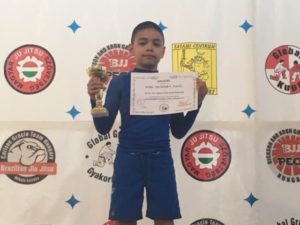 A Legeredményesebb Gyermek versenyző Mitykó-Decendario Miklós