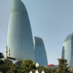 Baku egyik jelképe a Flame Towers