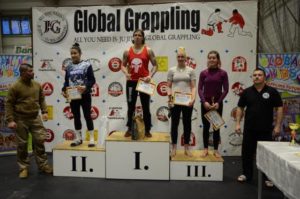 A NoGi Női Open kg dobogója
