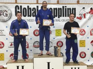 A Gi Férfi Open 80+ kg. dobogója