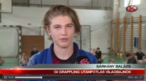 Sárkány Balázs a Kapos TV sportmagazinjában