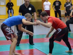 NoGi Férfi 66 kg. kategóriában Magyar Bajnok Csibi Gergely (balról)