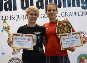 A NoGi Női 64 kg. kategória dobogója